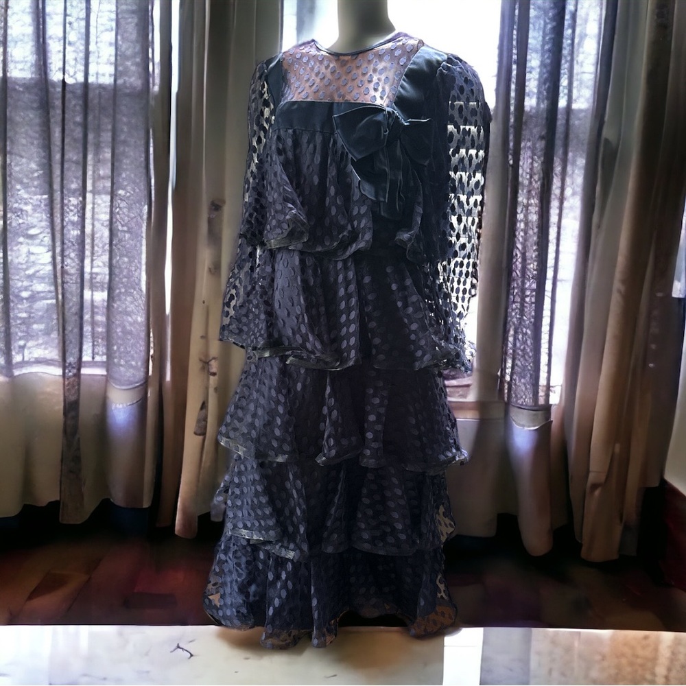 Vintage Scaasi (X)Saks Fifth Avenue SZ 18 ball gown -exquisite craftsmanship